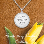 Keepsake Minimalist hield van iemands echte handsc Zilver Vergulden Ketting<br><div class="desc">Ms Monogram's minimalistische handschrift charme ketting design kunt u uploaden uw eigen handschrift of het handschrift van uw geliefde op de charme voor een aandenken om een leven lang mee te gaan. Neem het handschrift van je geliefde of schrijf je eigen sentiment op, scan het handschrift, of neem een foto,...</div>