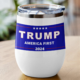 Keepsake, naam Trump 2024 America First 11oz Blue