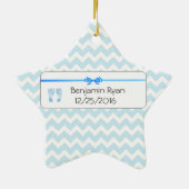 Keepsake Ornament voor Baby Boy naar Mimi (Achterkant)