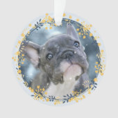Keepsake Pet Foto + Jaar Chanoeka Herdenking Ornament (voorkant)