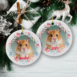 Keepsake Photo Holiday Keramisch Ornament