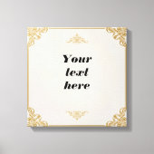 Keepsake-Sjabloon voor gepersonaliseerde mij Canvas Afdruk (Voorkant)