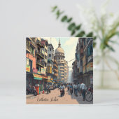 Keepsake souvenir voor het centrum van Kolkata, In (Staand voorkant)