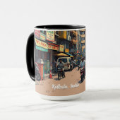 Keepsake souvenir voor het centrum van Kolkata, In Mok (Voorkant links)