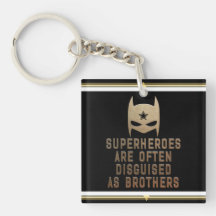 Keepsake Superhero Brother Acryl Sleutelhanger