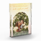 KeepSake Verjaardag Elegant Arch Waterverf Quote Fotoblokken (Links)