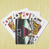 Keepsake Voeg uw verticale foto uitstekende kwalit Pokerkaarten