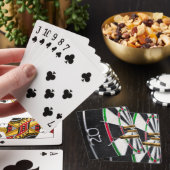 Keepsake Voeg uw verticale foto uitstekende kwalit Pokerkaarten (Insitu)