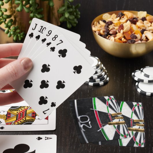 Keepsake Voeg uw verticale foto uitstekende kwalit Pokerkaarten (Insitu)