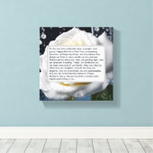 Keepsake voor Moeder Premium Verpakt Canvas (Glans Afdruk (Insitu (Houten vloer))