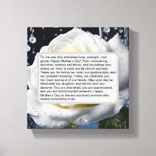 Keepsake voor Moeder Premium Verpakt Canvas (Glans Afdruk