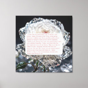 Keepsake voor Moeder Premium Verpakt Canvas (Glans Afdruk