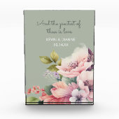 Keepsake Wedding Gift! Custom Love  Fotoblokken (Voorkant)