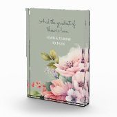 Keepsake Wedding Gift! Custom Love  Fotoblokken (Rechts)