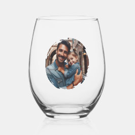 Keepsake Wine Glass with Any Photo Wijnglas Zonder Voet