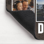 Keepslag Best Dad ever Vaderdag Photo Collage Muismat (Hoek)