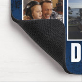 Keepslag Best Dad ever Vaderdag Photo Collage Muismat (Hoek)