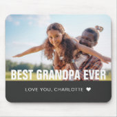 Keepslag Best Grandpa Ever Photo Muismat (Voorkant)