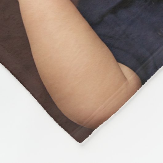 Keepslag mama Grandma Photo Collage Fleece Deken (Hoek)