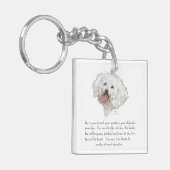 Keepslag, Mannelijke hond Sleutelhanger (Voorkant Links)