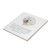 Keepslag, Mannelijke hond Tegeltje (Zijkant)