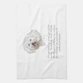 Keepslag, Mannelijke hond Theedoek (Verticaal)