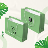 Keer Bedrijfs Aangepaste Logo met de Lichte Groene Groot Cadeauzakje