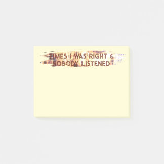 KEER DAT IK Gelijk HAD Post-it® Notes