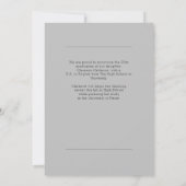 Keer eenvoudig één fotoafstuderen terug aankondiging (Achterkant)