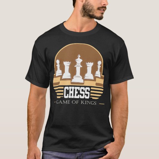 KEER HET SPEL VAN KINGS Board Funny Chess Lover en T-shirt (Voorkant)