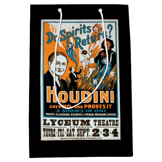 Keer je spiritten terug? Houdini zegt nee - laat h Medium Cadeauzakje (Voorkant)