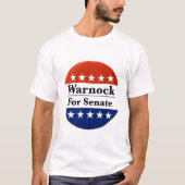 Keer Raphael Warnock opnieuw in de Amerikaanse Sen T-shirt (Voorkant)