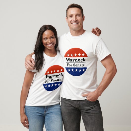 Keer Raphael Warnock opnieuw in de Amerikaanse Sen T-shirt (Unisex)