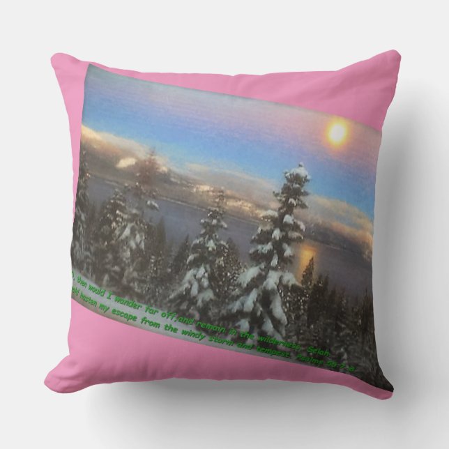 Keer terug naar je rust mijn ziel kussen. buitenkussen (Voorkant)