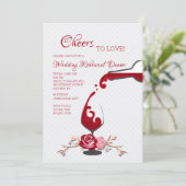 Keer tot liefdesrepetitie Dinner Party Kaart (Staand voorkant)