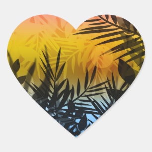 keerkringen, de zomer hart sticker