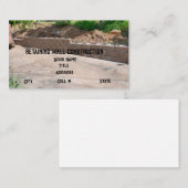 Keermuurconstructie Visitekaartje (Voorkant / Achterkant)