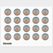 Keerzijde van het Grootzegel Ronde Sticker (Vel)