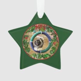 Kees Agility Xmas ornament 2