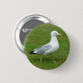 Kees die in het park loopt ronde button 5,7 cm (Voorkant /achterkant)