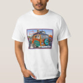 Kees in een Woodie Wagon T shirt (Voorkant)