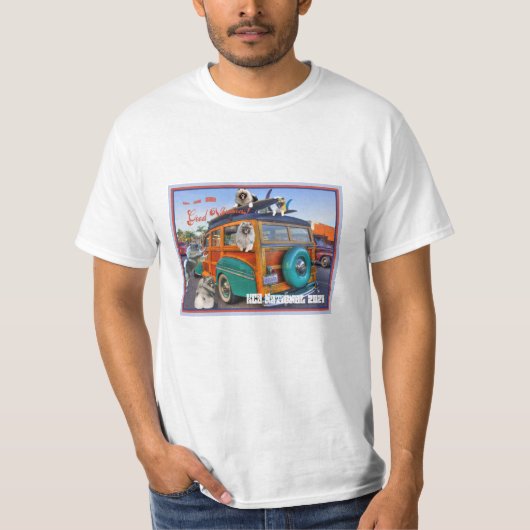 Kees in een Woodie Wagon T shirt (Voorkant)