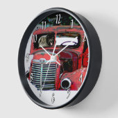 Kees Keeshond Kerstmis Oude Truck Schilderij Hond (Hoek)