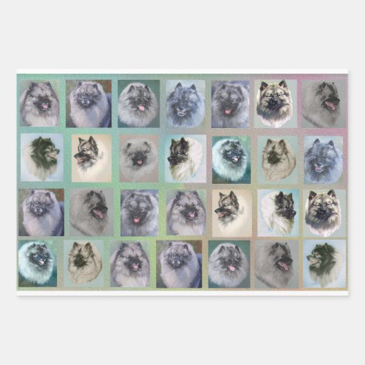 Kees koppen inpakpapier vel (Voorkant)