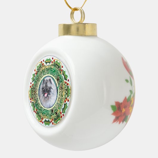 Kees Mandala Kerstversiering Keramische Bal Ornament (Rechts)
