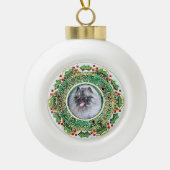 Kees Mandala Kerstversiering Keramische Bal Ornament (Voorkant)