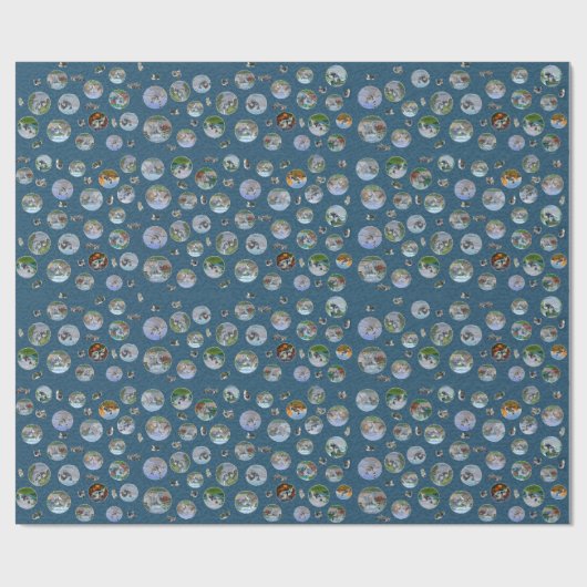 Kees Schilderachtig inpakpapier — 1 groot vel (Vlak)