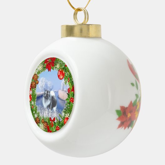 Kees van Snowy Canal Ornament (Rechts)