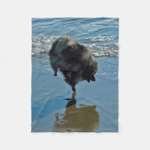 Keesdoorn Ballet-foto - Cute Original Dog Art Fleece Deken