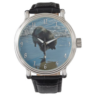 Keesdoorn Ballet-foto - Cute Original Dog Art Horloge